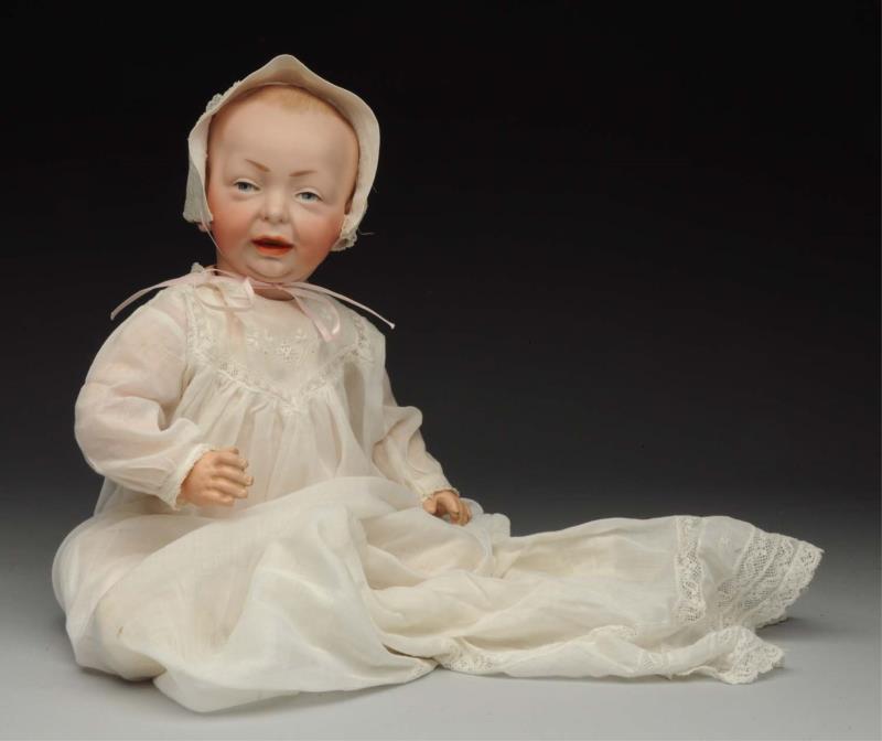 Appraisal: Smiling K R Character Baby Doll German bisque socket head