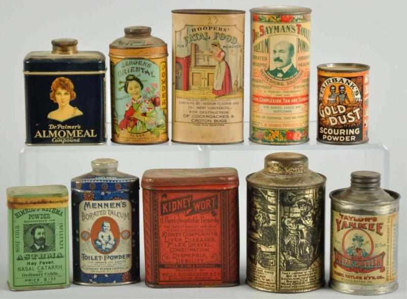 Appraisal: Lot of Various Product Tins Description Includes Gold Dust Fatal