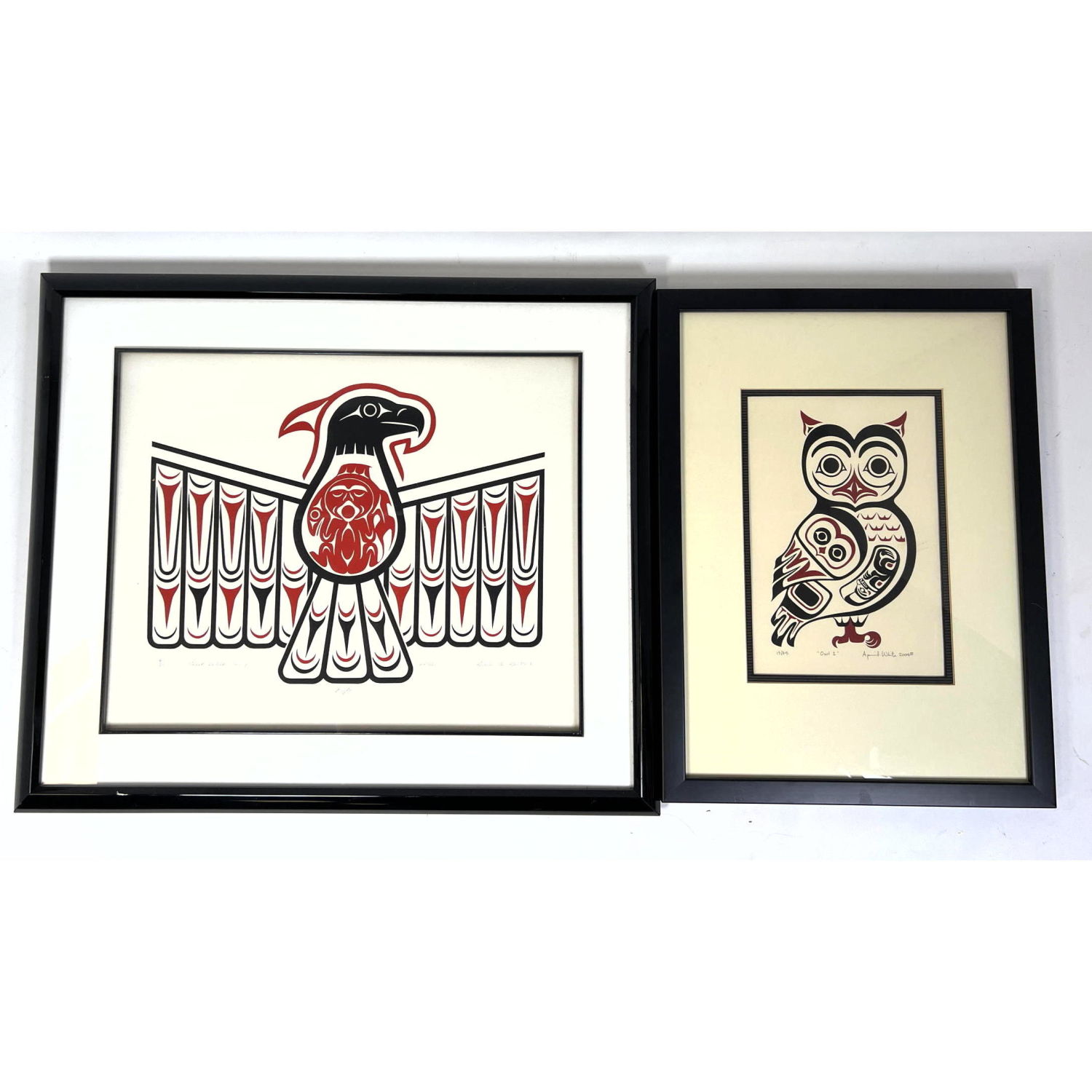 Appraisal: pc North West Coast Salish Designs Prints SUSAN A SPARROW