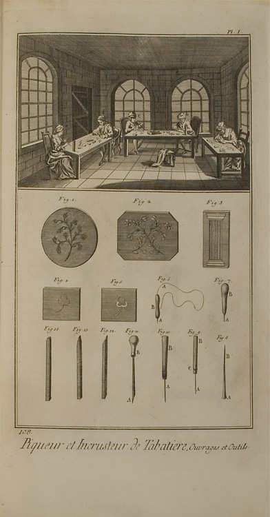 Appraisal: DIDEROT DENIS Group of various suites of engravings from the