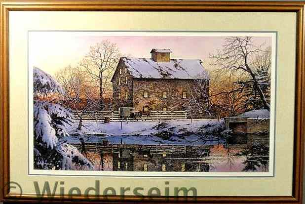 Appraisal: Framed and matted Richard Bollinger limited edition print of a