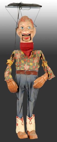 Appraisal: Howdy Doody Marionette Description s Marked HD on both boots