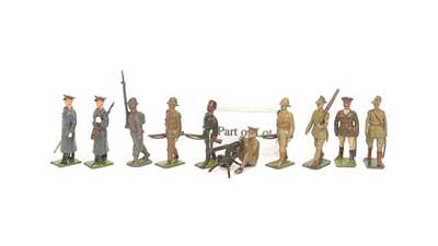 Appraisal: Britains - Pre Post War Issue Infantry comprising x Foot