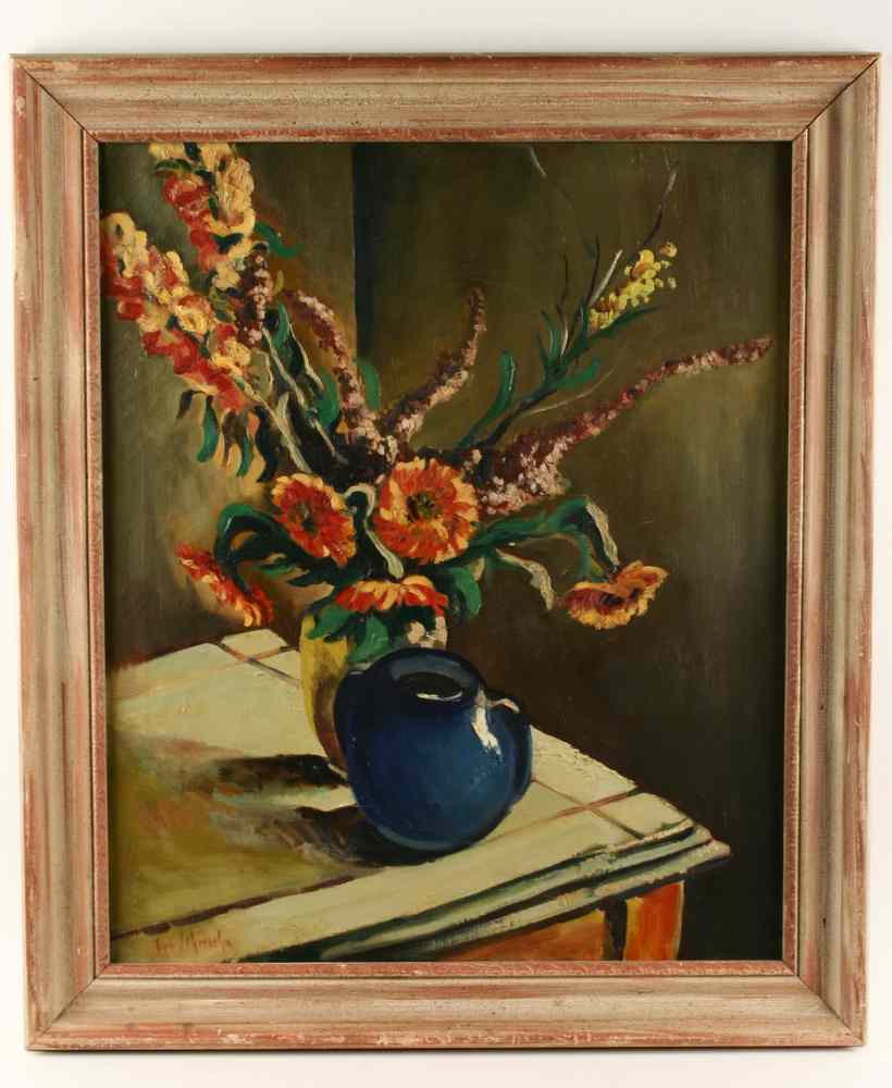 Appraisal: OOC - Still Life with Flowers by George Schwacha NJ