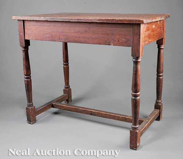 Appraisal: A Louisiana Cypress Table mid- th c traces of old