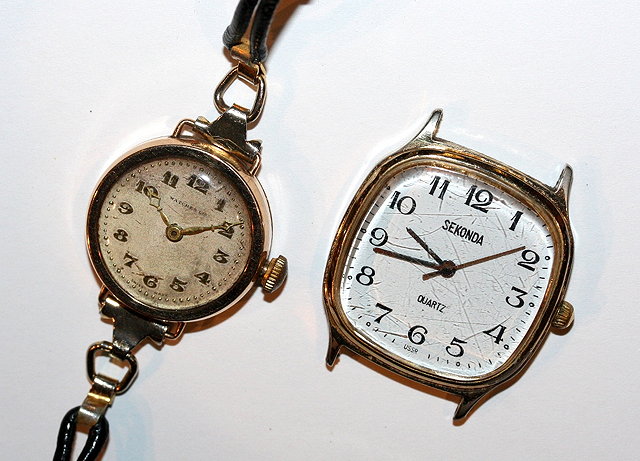 Appraisal: A 'S CT GOLD LADIES WRIST WATCH the Arabic dial