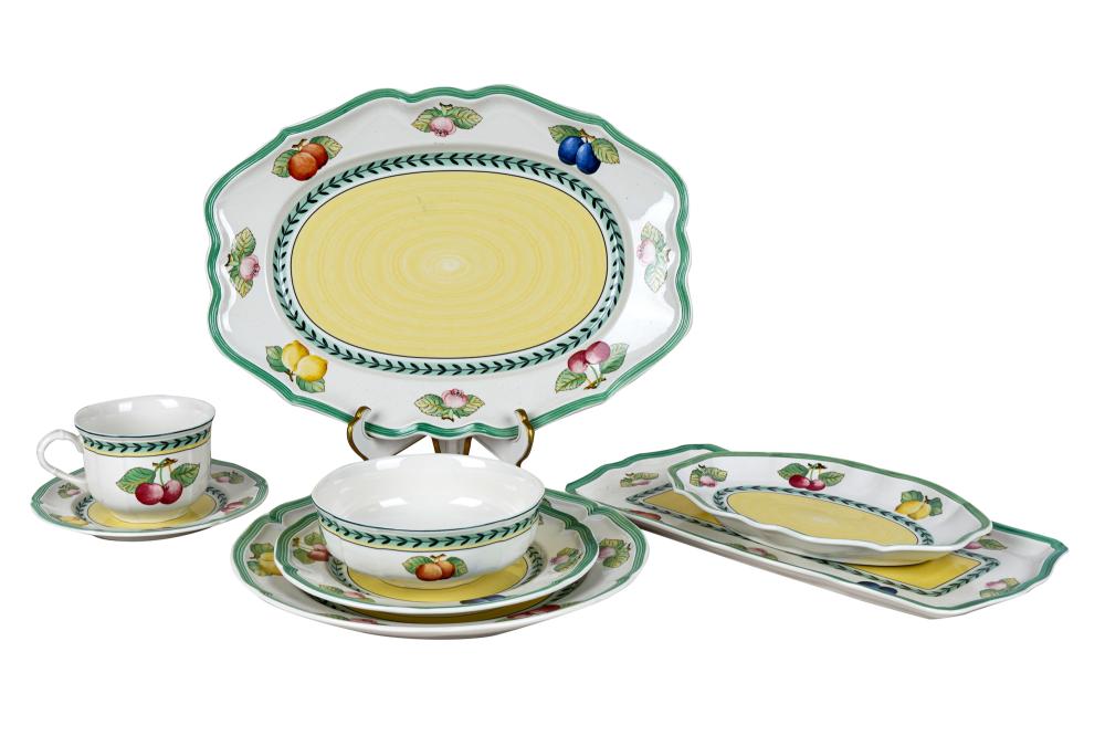 Appraisal: VILLEROY BOCH FRENCH GARDEN PORCELAIN SERVICEprinted factory marks comprising oval