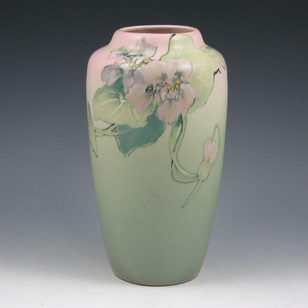 Appraisal: Weller Hudson floral vase by Hester Pillsbury signed Pillsbury Very