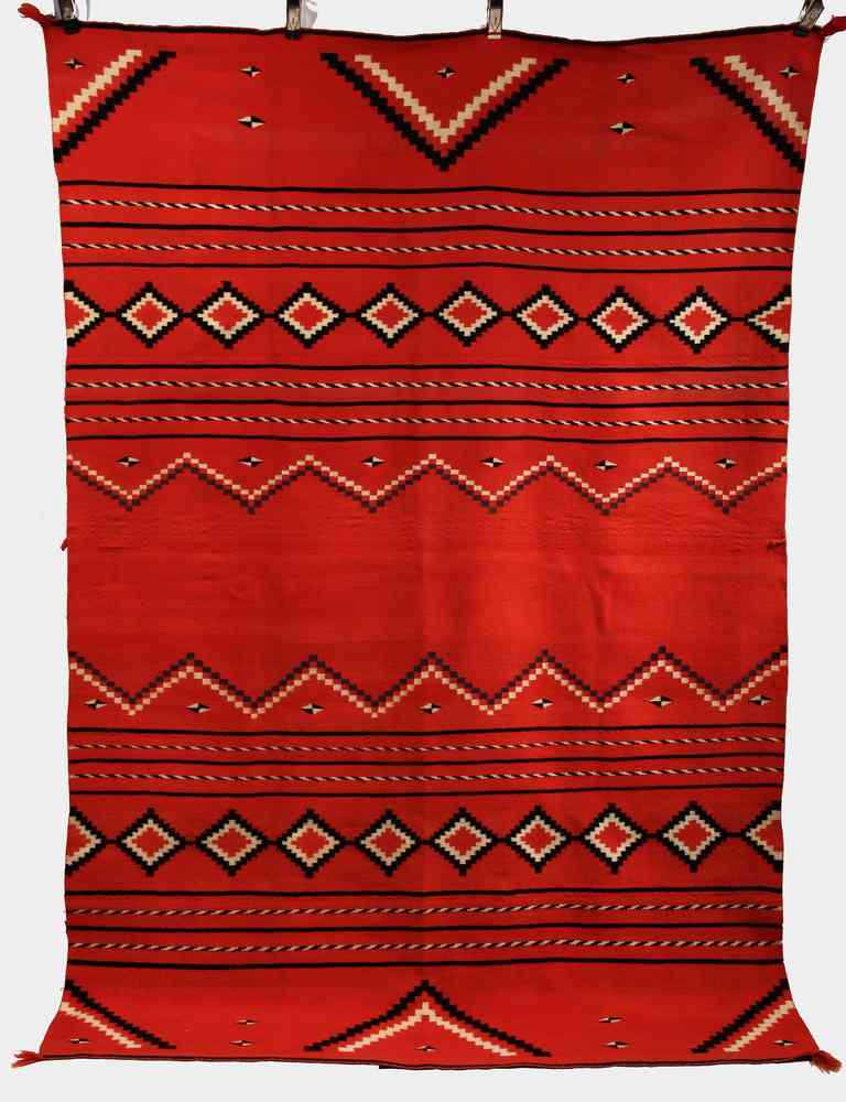 Appraisal: NAVAJO SERAPE - ' '' x ' '' - Finely