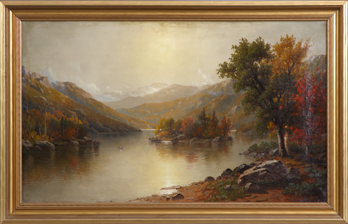 Appraisal: George W Waters American - Landscape Sgn G W Waters