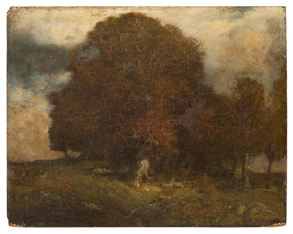 Appraisal: MANNER OF GEORGE INNESS AMERICA LATE TH CENTURY FIGURES BENEATH