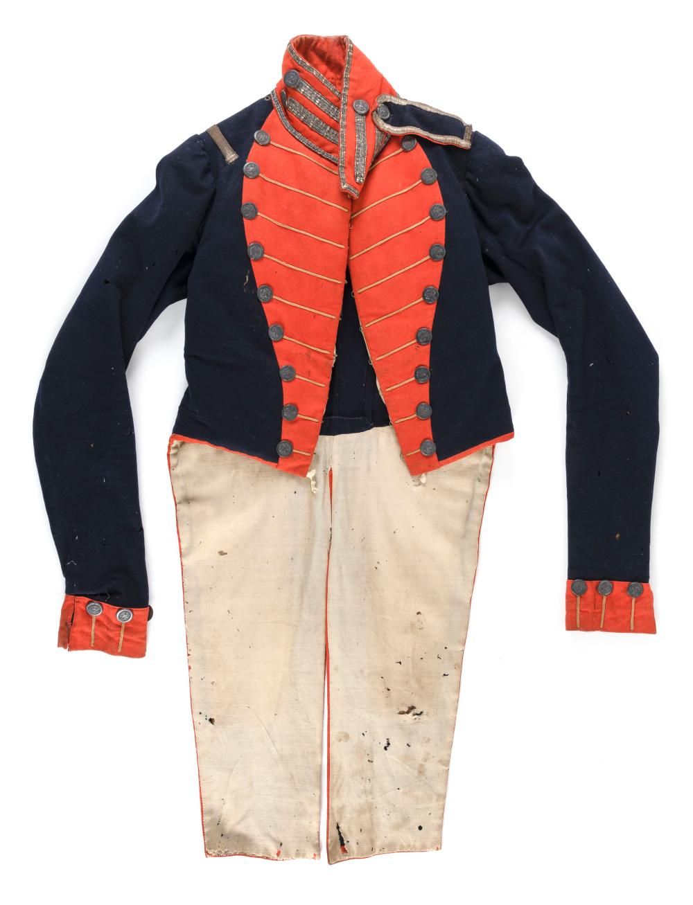 Appraisal: U S MILITIA OFFICER'S TAILCOAT CIRCA S LENGTH APPROX U