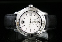 Appraisal: Versace Hurricane Steel Watch White round dial with analog date