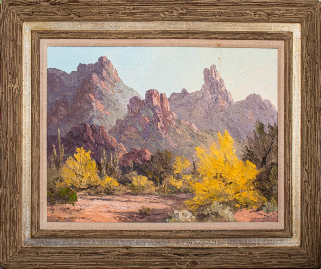 Appraisal: BILL FREEMAN PINNACLE PEAK AREA OIL ON CANVAS Bill Freeman