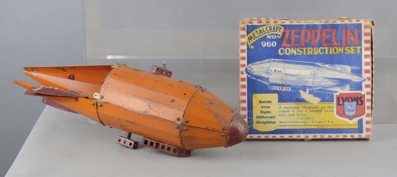 Appraisal: Metalcraft No Zeppelin Construction Set Comes with original box marked