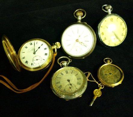 Appraisal: A full hunter pocket watch by Thomas Russell Son Liverpool