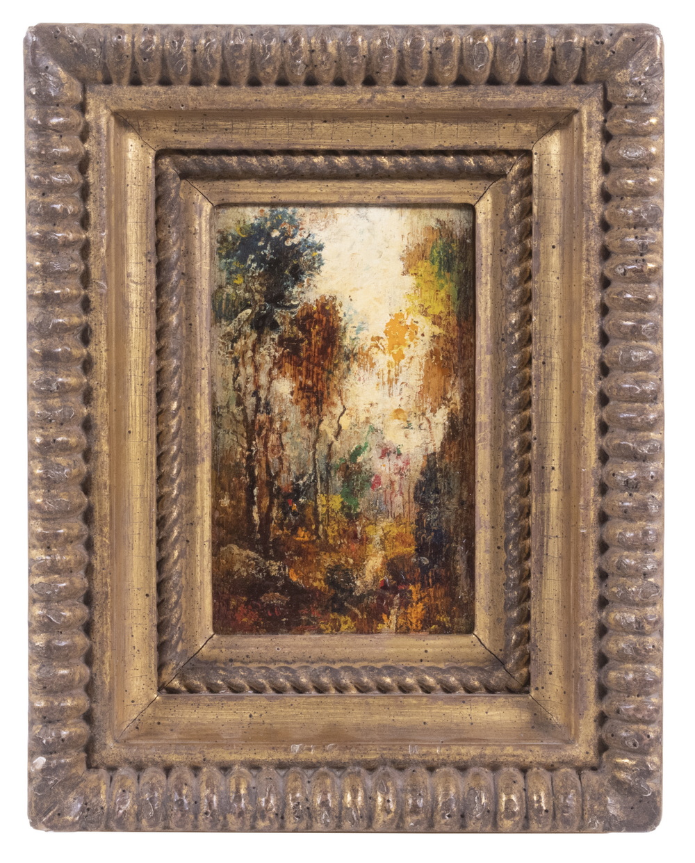 Appraisal: RALPH ALBERT BLAKELOCK NY CA - Autumn Woodlands oil on