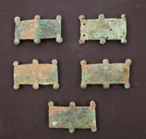 Appraisal: Migration Culture Bronze Buckles st- rd Century A D A