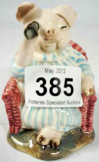 Appraisal: Royal Albert Beatrix Potter Figure Little Pig Robinson Spying BP