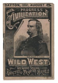 Appraisal: Forepaugh Adam Forepaugh's Circus Program with Custer Cover New York