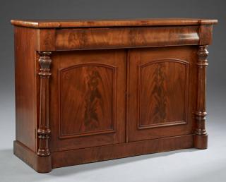 Appraisal: English George IV Style Carved Mahogany Sideboard th c the