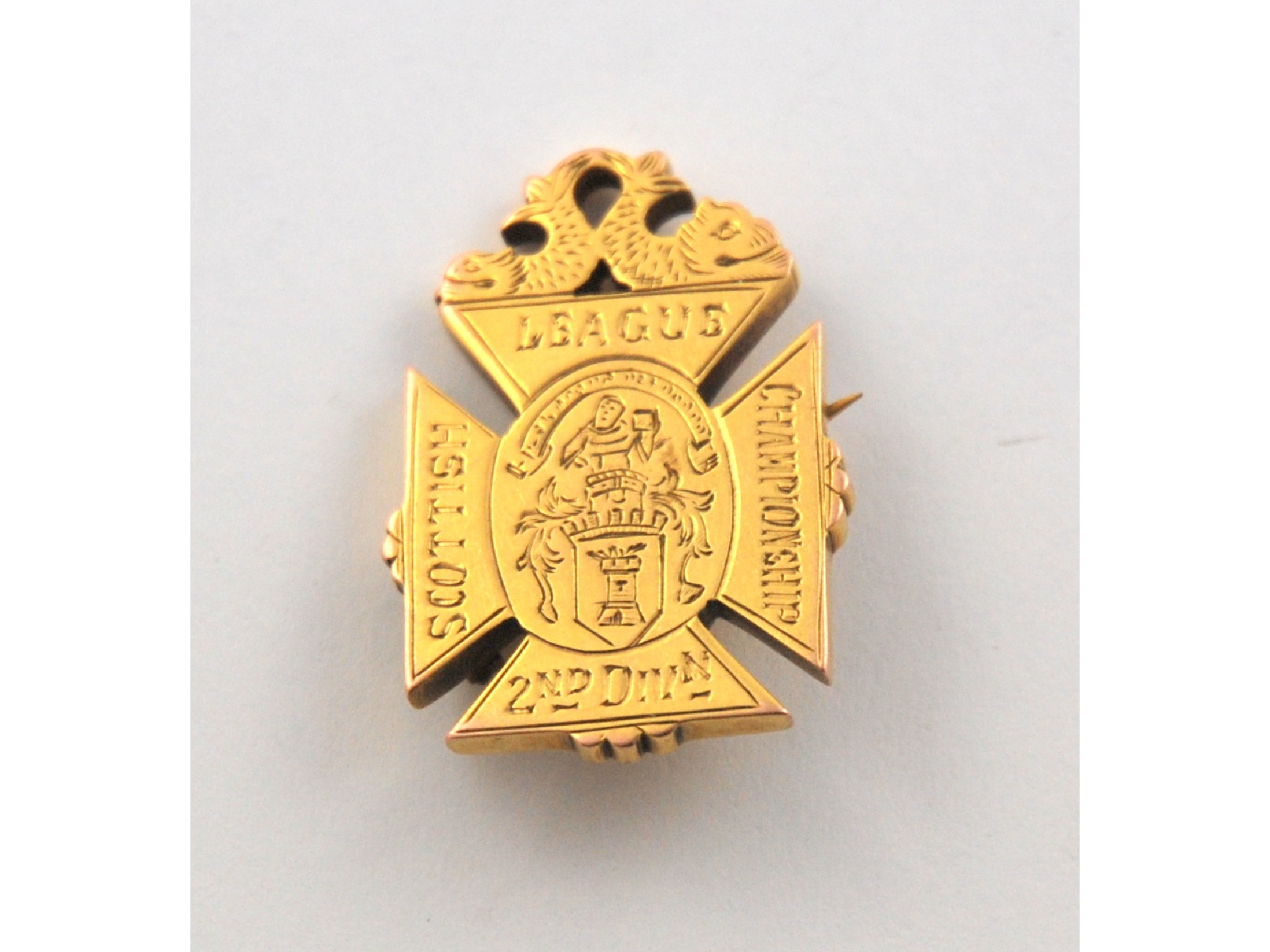 Appraisal: A rare ct gold - Scottish League Division championship medalthe