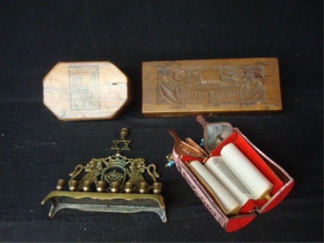 Appraisal: Lot of Vintage Judaica From a West End Ave NYC