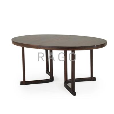 Appraisal: NIELS O MOLLER J L MOLLER Rosewood extension table Denmark