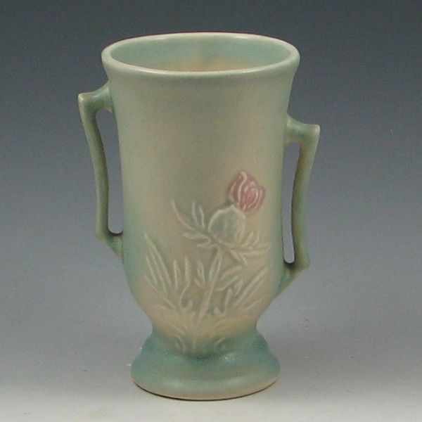 Appraisal: Hull Thistle vase Marked - USA Minute nick to edge