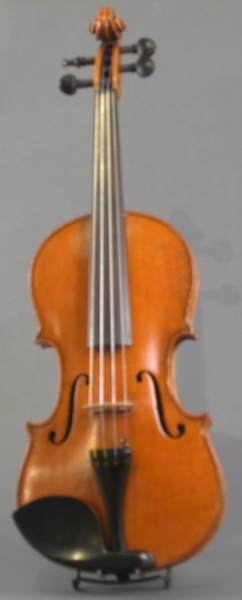 Appraisal: German Violin c labeled ANTONIUS STRADIVARIUS length of two-piece back