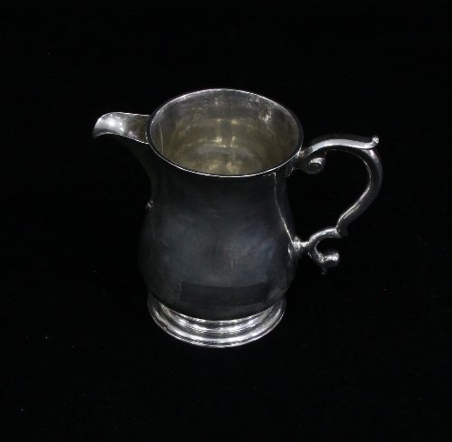 Appraisal: A silver jug converted from a mug marks cancelled now