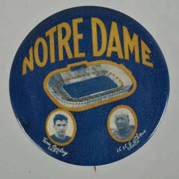 Appraisal: Early Knute Rockne Notre Dame Stadium Pin Description Circa s