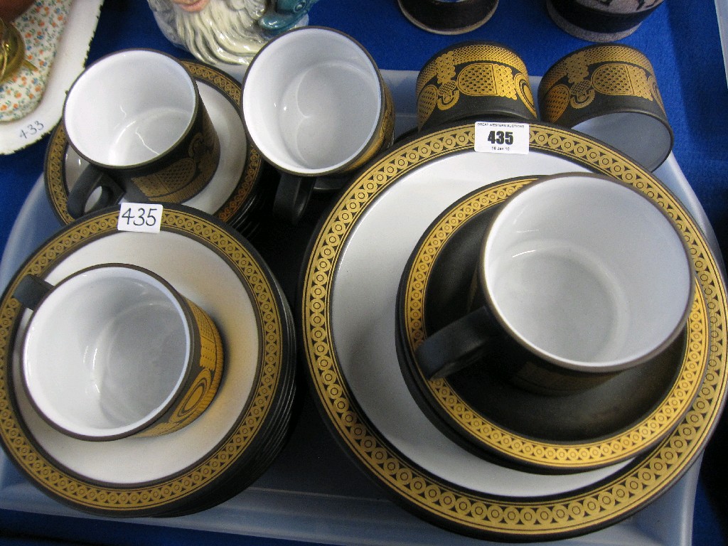 Appraisal: Lot comprising assorted Hornsea Midas tea dinnerwares