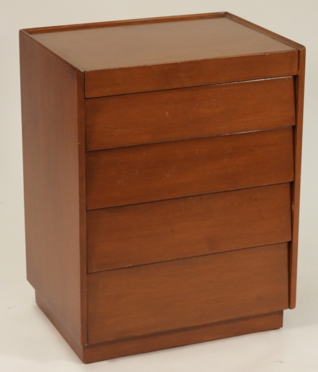 Appraisal: EDWARD WORMLEY FOR DUNBAR BACHELORS CHEST United States - Rectangular