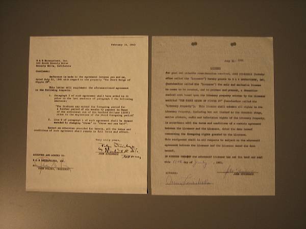 Appraisal: STEINBECK JOHN Document signed John Steinbeck page to n p