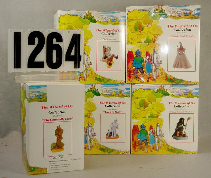 Appraisal: Lot of ciramic Dave Grossman's Wizard of Oz Collection figures