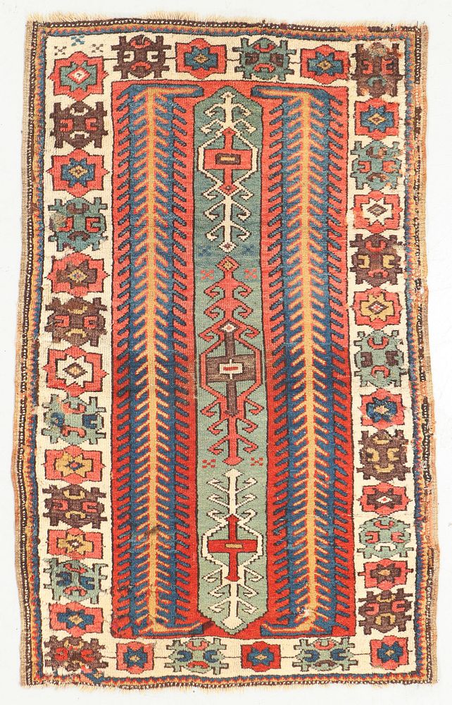 Appraisal: Antique Central Anatolian Konya Rug Antique Central Anatolian Konya Rug