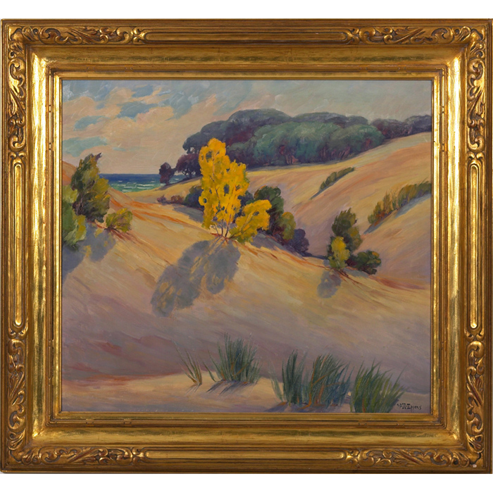 Appraisal: William H Eppens American b Golden Dune c oil on