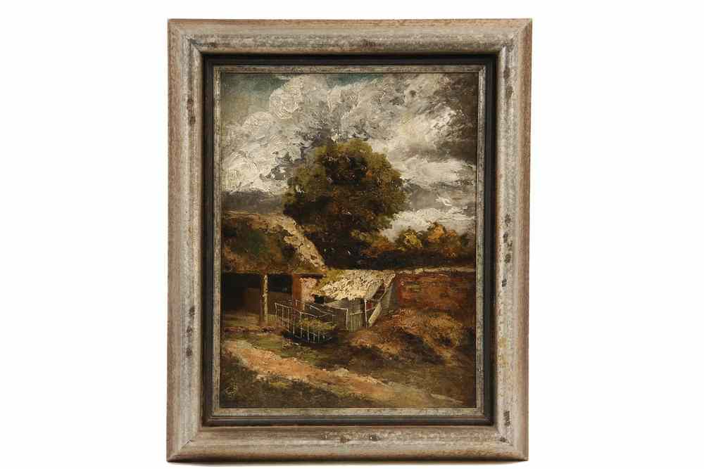 Appraisal: OOC - 'Lott's Farm' attributed to John Constable UK -