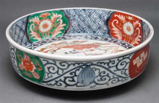 Appraisal: Japanese Imari porcelain bowl second half- th century floral and