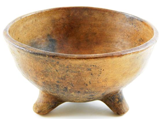 Appraisal: TRIBAL Indian bowl found on the Pacific coast of the