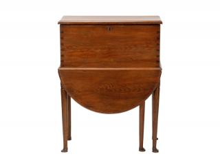 Appraisal: American Pine Cellarette w Drop Leaf Gateleg American late th