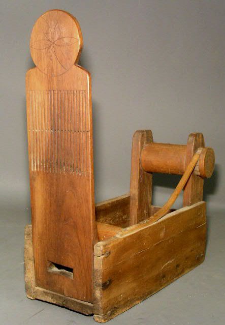 Appraisal: Walnut tape loom early th c h x w x