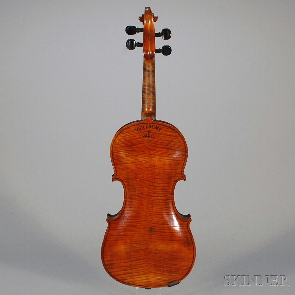 Appraisal: Student Violin Vuillaume Copy labeled VUILLAUME A PARIS branded VUILLAUME