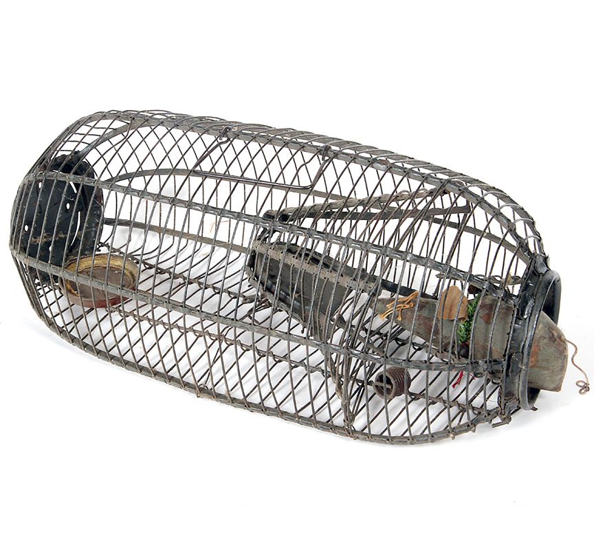 Appraisal: Cage Mouse Trap A nice original cage mouse trap approx