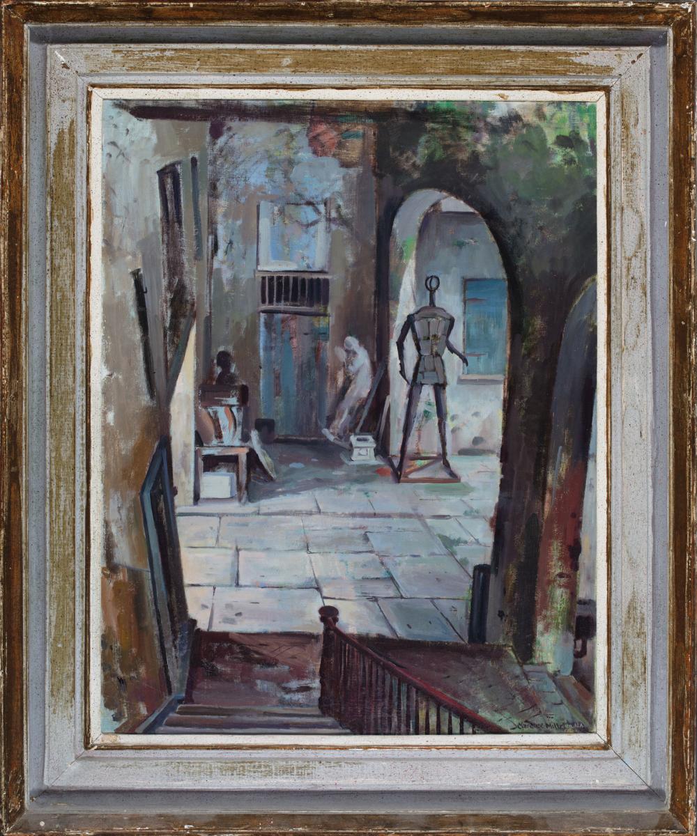 Appraisal: Clarence Millet American New Orleans - Sculptor's Holiday oil on