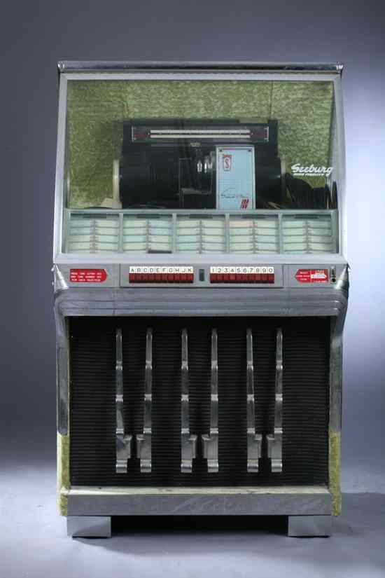 Appraisal: SEEBURG SELECT-O-MATIC GLASS ROLL-TOP JUKE BOX ''R'' Model HF R