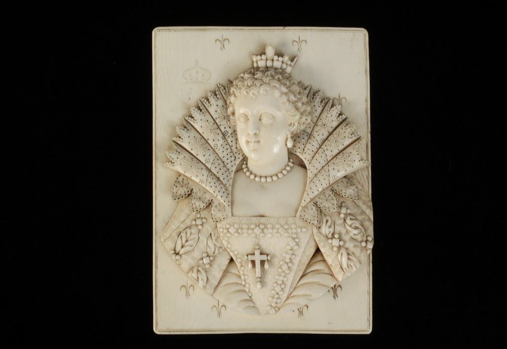 Appraisal: FRENCH BAS RELIEF PLAQUE - Portrait of Marie de Medici