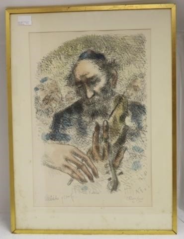 Appraisal: CHAIM GROSS - NY MA AUSTRIA POLAND COLORED LITHOGRAPH TITLED