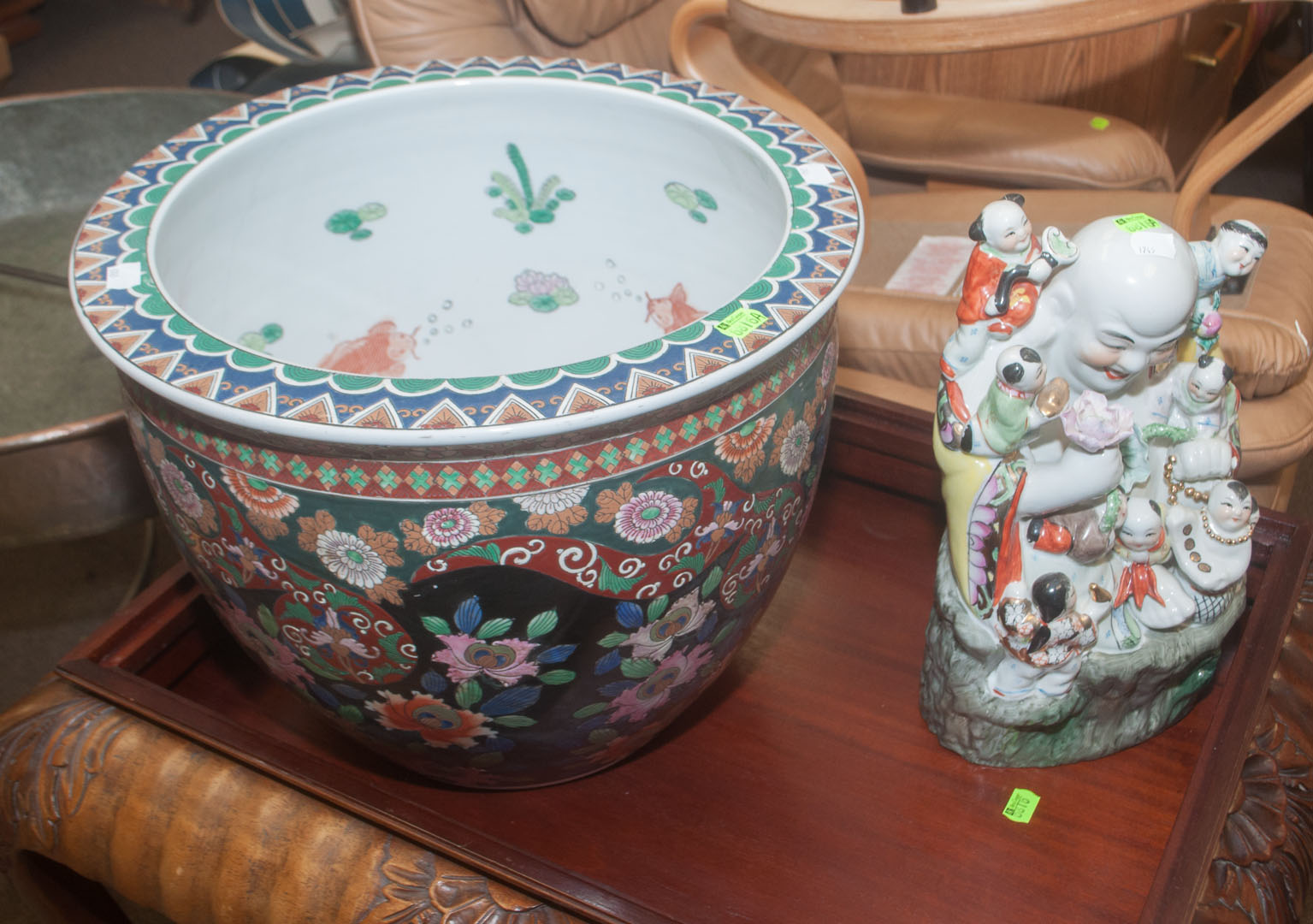 Appraisal: a Two pieces of contemporary oriental china